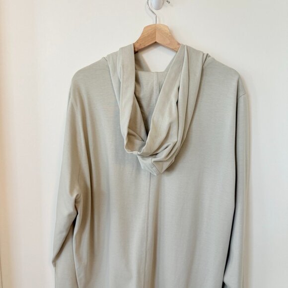 Rick Owens Drawstring Hoodie in Pearl (Off White) Size XL 100% Cotton - Picture 5 of 9